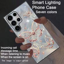 Una funda de teléfono de alta calidad hecha de plumas y material de alambre plateado, una funda de protección creativa clásica y elegante, diseño a prueba de golpes y anticaídas, resistente a la suciedad y duradera, adecuada para  17/17 Pro/17 Pro Max/17 Air/ 16/16 Pro/16 Pro Max/16 Plus/ 15/15 Pro Max/15 Pro/15 Plus/ 14/14 Pro/14 Plus/14 Pro Max/ 13/13 Pro/13 Pro Max/12/12 Pro/12 Pro Max/11/11 Pro/11 Pro Max/XR/X/XS/XS Max. Es el regalo de cumpleaños perfecto para novias, novios, esposos, esposas, amigos o para uno mismo, innovador y a la moda, adecuado tanto para hombres como para mujeres - tecnología que brilla en la oscuridad, diseño elegante durante el día y mayor visibilidad por la noche. - Plata 2105 - Ver 6