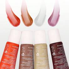 1 套迷你中性唇膏，透明保湿高光泽唇膏，保湿唇膏透明保湿唇油 - 彩色 - 查看 8