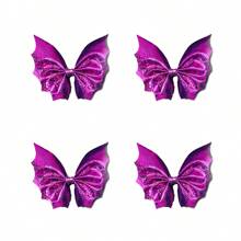 2 buc/4 buc cleme de păr în formă de liliac de Halloween, accesorii unice de păr în stil gotic Y2K, potrivite pentru stil închis, Halloween, Crăciun