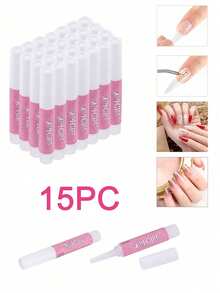 批发指甲胶，超强指甲胶，适用于水晶指甲，持久专业指甲胶，适用于压指甲，适用于水晶指甲，粘合假指甲的粘合指甲胶，2g/0.07OZ/PCS，美甲用品，美甲工具，美甲工具，返校，指甲，用于压指甲的美甲工具 - 無色 - 查看 12
