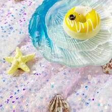 Mermaid Sequin Tablecloth, Rectangular Rainbow Home Decor Table Runner, Polyester Sequin Tablecloth For Party, Bridal, Wedding, Shower, Birthday Mermaid Themed Party