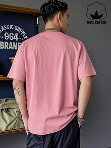 Men T-Shirts - Pink - View 2