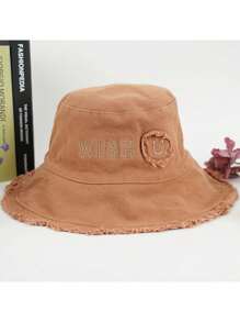 女士大檐帽日式防晒百搭渔夫帽夏季时尚防晒帽