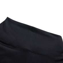 Nike 女士高腰紧身裤，日常、户外、跑步、健身、瑜伽、普拉提训练裤 HJ9196-010 - 黑/黑 - 查看 5