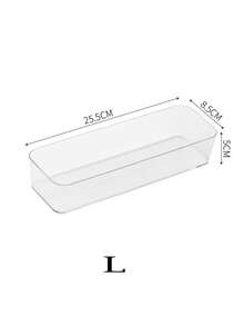 1个优雅透明多层抽屉式化妆品收纳盒，非常适合收纳珠宝和小物件，适合秋季、感恩节、圣诞节、新年等节日作为家居装饰，时尚实用的梳妆台收纳方案，提升您的卧室和起居空间，精致的设计方便物品整理，营造独特的房间氛围，是情人节和特殊场合送给爱人的完美礼物，这款多功能收纳盒将提升您的家居装饰风格。 - 無色 - 查看 6