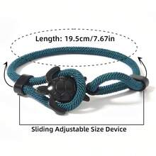 1pc Men's Adjustable Sea Turtle Bracelet, Beach Surfer Lucky Cord Wristband, Casual Ocean Themed Accessory, Suitable For Daily Wear And Gift Giving - Turtle-shaped Bracelet - View 13