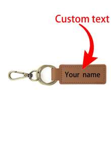 Personalised Leather Wristlet Keychain Wrist Strap Keyring For Car Key Holder For Women Gift For Best Friend Gift For Housewarming, Dawg, Engraved, Sequines, Stainless, Vintage, Casual, Unisex, Hipster, Old Money, Stylish, Custom, Personalized, Unique, Customized