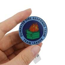 Retractable D Card Holder Reel With Cute Cartoon Design, Nurse Hospital Badge Holder Office Lanyard 1pc - A - View 4
