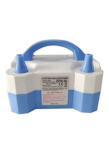 1 件便携式电动气球泵，气球鼓风机风扇，用于快速制作气球拱门，自动气球充气机带双喷嘴，用于派对/婚礼装饰