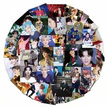 50张唱歌跳舞歌手的手帐贴纸，防水贴纸，高颜值歌手和明星的支持贴纸，奶茶杯贴纸，行李箱装饰贴纸，手机、平板电脑和笔记本电脑的防水装饰贴纸，送给爱人或家人的完美礼物【开学季】【万圣节】【演唱会支持贴纸】