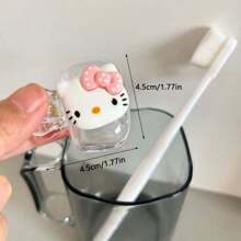 Sanrio 4pcs/2pcs/1pc Portable Travel Toothbrush Case, Toothbrush Cover Dustproof Holder, Reusable
