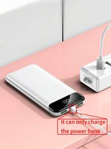 1 pezzo Powerbank ultra sottile da 10000mAh - Caricabatterie multicolore con USB, adatto per smartphone, tablet, smartwatch - Regalo perfetto per uomini e donne, caricabatterie portatile per laurea, feste per single, damigelle, festa del papà, festa della sposa, matrimonio, decorazioni per feste di compleanno e forniture per matrimoni