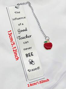 Regalos para maestras, regalo del Día del Maestro, regalo de aprecio marcapáginas, gracias maestro, regalos de cumpleaños para maestras, regalos para estudiantes, regalos para mujeres, regalos del Día del Maestro, regalos para maestras, accesorios de coche escolares, accesorios de bolso góticos y de estilo Y2K, cordones con portaidentificaciones, accesorios de coche, encantos de bolso