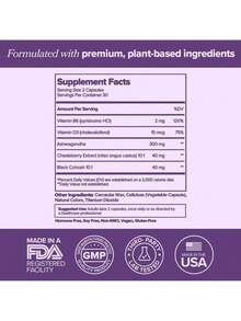 Vitamins For Menopause30 Servings (Pack Of 1)- Menopause Supplements For Women With Black Cohosh & Ashwagandha KSM-66 -Helps Alleviate Hot Flashes, Night Sweats, & Mood Swingshot Flashes, Night Sweats, Mood Swings - 60 viên nang/2 lọ - Xem 3