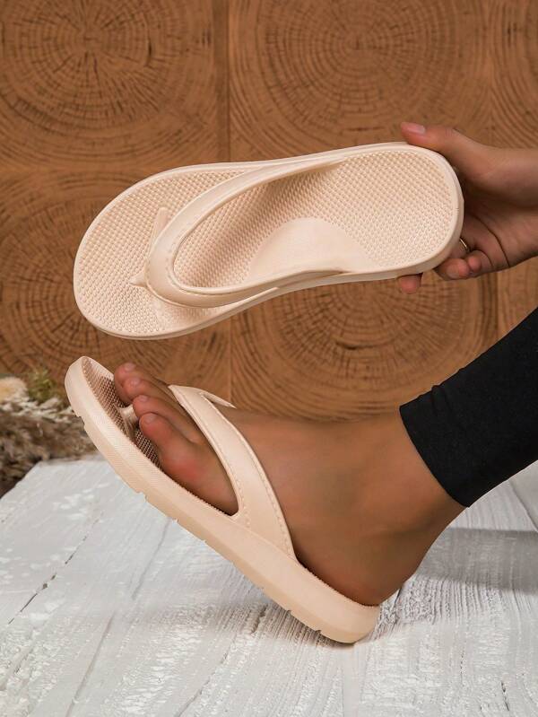 Sandalias de chancleta EVA para uso en interiores y exteriores, chanclas con amortiguación y soporte del arco para parejas, talla grande para hombres