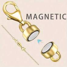 Fermoirs magnétiques convertibles - Fermoirs mousquetons magnétiques faciles à utiliser pour la création de bijoux, l'extension de chaînes de colliers et bracelets, fermeture ajustable avec une adhérence forte, réparation et remplacement de bijoux faits maison