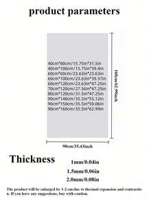 1.0mm Thick PVC Material Matte Floral Dahlia Pattern Rectangular, Square, Roll Applicable For Coffee Table, Bedside Cabinet, Dining Table, Computer Desk, Various Furniture Surface Protection Soft Glass Tablecloth, Necessary For Daily Life, Suitable For All Seasons, Minimalist Style Furniture Surface Protection Crystal Pad, Office Desk - Floral Pattern - View 18