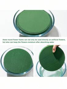 1/5/10 piezas Materiales de empaquetado de ramos de flores secas, esponja de espuma absorbente, base de barro floral para humedecer arreglos florales