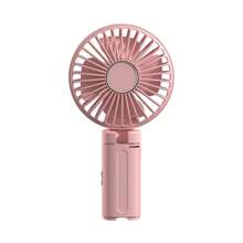 1 pieza Ventilador de clip para paraguas de 1200mAh, plegable y ajustable 90°, esencial para el verano, regreso a la escuela, campamento al aire libre, picnic, oficina, viaje