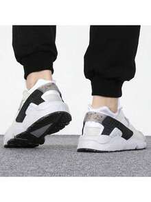 Nike Zapatillas deportivas Air Huarache, Zapatillas de running casuales Wallace - Blanco - Ver 3