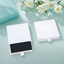 1pc Personalized Customized Women's Jewelry Drawer Type Storage Box Mini Portable Earring Packaging Box Company Name And Logo Personalized Customized Gift Box, Jewelry Display Stand, Suitable For Giving To Friends, Customers, Family, And Colleagues