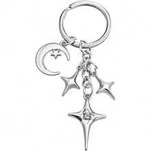 Lindo colgante de estrella - Adorno celestial brillante para llaves, bolsos y decoración del coche - E - Ver 1