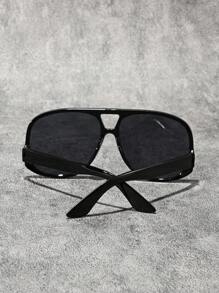 1 件女士时尚高端装饰飞行员风格大框时尚眼镜，时尚眼镜，适合节日、郊游、聚会、生日、户外旅行、商务礼品、辣味、高端、返校、万圣节、圣诞节