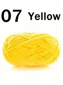 1/2 piezas de hilo de terciopelo suave, 50g/pieza, 60m/pieza, hilo grueso de punto a mano DIY, hilo Popsicle, hilo grueso de poliéster suave, adecuado para manualidades DIY, adecuado para tejer y ganchillo de bufandas, sombreros, zapatos, bolsos, cojines, muñecas, mantas, pantuflas, proyectos de ganchillo artesanal