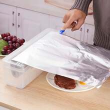 Hot  Multifunctional Reusable Plastic Wrap Cutter And Dispenser With Built-In Slicer,Idea For Kitchen Storage, Office Use