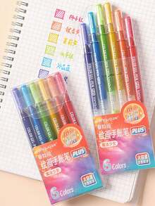 Languo 88 Colors Children's Campus Art Painting DIY Large Capacity Notebook Pen, Metallic Glitter Flash Gel Pen Set, No Color Blending And Stackable Colors, Highly Attractive Fluorescent Gel Pen, Flash Special Effect Painting 1mm High-Precision Pen Head Gel Marker Pen, Back To School Season, Halloween Drawing Gift Set.Guangna. - Multicolor - View 1