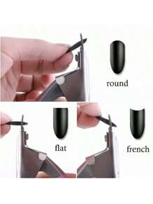 1 Pc Fake Nail Cutter Professional Nail Clippers Straight Edge Acrylic Nail Clipper Tips Manicure Cutter Guillotine Cut False Nails