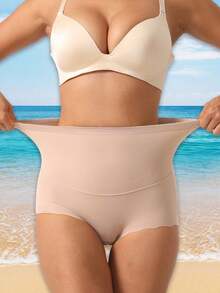 1 Stück Hochtailliges Schlankheits-Kontrollshort, formende Po-Hebende Bauch-Gestaltung Postpartum Taillenformer Shapewear für Frauen