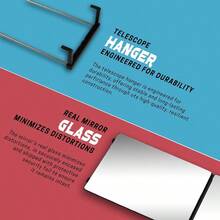 MThe 360 Mirror 3 Way Mirror For Self Hair Cutting Adjustable Trifold Barber Mirror To Cut Your Own Hair Tri Fold Self Haircut System For Men And Women Braiding Three Sided Mirror For Haircuts5001 - BlackWithNoLed - View 5