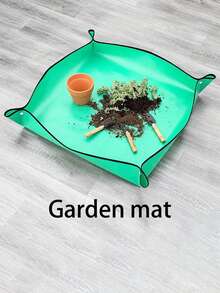 1pc/5pcs, 19.6*19.6 Inch Waterproof Thickened Garden Mat Soil Replacement Pad For Potted Plants And Cacti, Gardening Tools - Multicolor - View 3