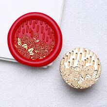 1 件,玫瑰花园系列蜡印头,剪贴簿/信封信/婚礼邀请函/DIY 手工礼品装饰,学校用品,返校 - 多尺寸 - 查看 25