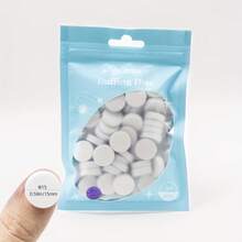 hytoos Conjunto de 50 discos de polimento para unhas de 15 mm/25 mm, autoadesivos e substituíveis, ideais para pedicure e para dar brilho às unhas.