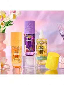 1瓶250毫升芳香喷雾，持久留香，容量大，性价比高，散发迷人自然香氛，散发优雅花香和柠檬香。适合室内外使用，例如约会、派对、度假、居家、办公室等。是馈赠亲朋好友的理想礼物。