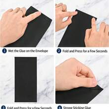 50 个/包自粘现金信封，6.7 英寸 X 3.5 英寸（16.9 X 8.9 厘米），适用于现金信封挑战，120GSM 牛皮纸现金信封，用于现金、预算、现金填充、支票、硬币和收据（根据 SKU 图像颜色）