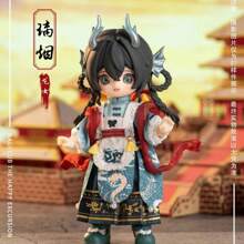 Figura de acción de muñeca NAGI de 4ta generación de la serie Errante Libre y Fácil - Caja ciega con 12 puntos de articulación, muñeca adorable (entrega aleatoria de caja ciega)