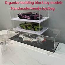 Armadietto/Box in acrilico spesso e antipolvere (molteplici opzioni di dimensione + strumenti di assemblaggio inclusi), adatto per l'azione, blocchi da costruzione, collezionabili, per vacanze, borse da donna e shie. Si prega di misurare la dimensione 'articolo prima 'ordine (dimensioni interne). Spesso, acrilico ad alta Definition (0,1 pollici di spessore)