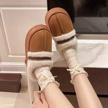 Women Home Slippers - Coffee Brown - View 5