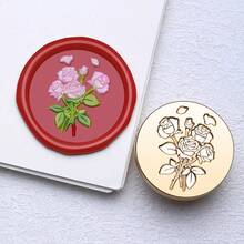 1 件,玫瑰花园系列蜡印头,剪贴簿/信封信/婚礼邀请函/DIY 手工礼品装饰,学校用品,返校 - 多尺寸 - 查看 16