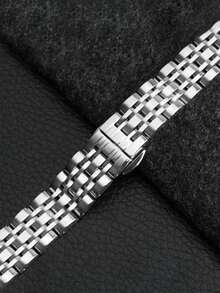 1 条窄银色金属 表带，适合年轻时尚、优雅的女性，适用于 Ultra 3/2/1 系列 SE/S10/S9/S8/S7/S5/S4/S3，14 毫米可拆卸 7 链式银色表带，适用于 38/40/41/44/45/46/49 毫米智能手表 - 銀色 - 查看 9