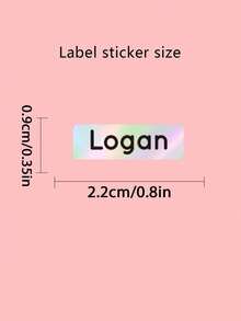 60pcs Customized Name Stickers, Personalized Labels For School Supplies, Lunch Boxes, Books, Pencils, Water Bottles, Toothbrushes, Waterproof And Durable - Multicolor - View 6