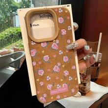 Funda de piel sintética suave con diseño rosa y lente alta para phone 16 Pro, 12, X, 15 Plus, XS, 13, 14 y 11. - Colores mixtos 1 - Ver 5