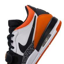 Giày bóng rổ Air Jordan Legacy 312 Low (GS) CD9054-118 nhẹ và êm ái dành cho thanh thiếu niên - Đen/Trắng/Xám lạnh/Cam sao biển - Xem 7