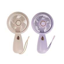 AOYI Mini ventilateur à main, ventilateur personnel de voyage, ventilateur électrique rechargeable à 3 vitesses avec mode d'éclairage, ventilateur portable d'été pour les cils, ventilateur de bureau à piles pour la plage, les vacances, la maison, l'école, le bureau, les déplacements, l'extérieur