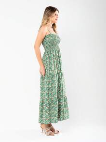 Ruffled Hem Knot - 綠色 - 查看 4