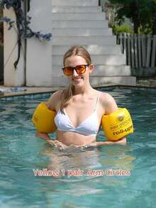 Foldable Square Inflatable Floating Mat With Backrest, Can Be Used As Seat Or Hammock, Suitable For Water Parties, Swimming Pools And Back To School Season - Multicolor - View 3