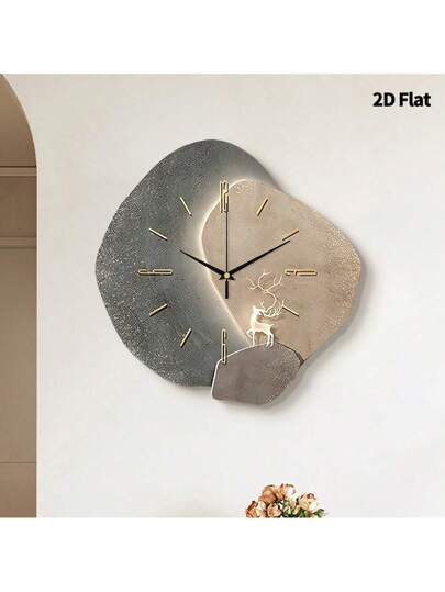 1pc Moderne Elegante ation Wand Clock, Super Silent Quartz Movement, No Ticking, ating Clocks In Living Rooms,Bedroom Room, Offices, Restaurant, Cafes, Perfect ative Friends Family Home Room view 11